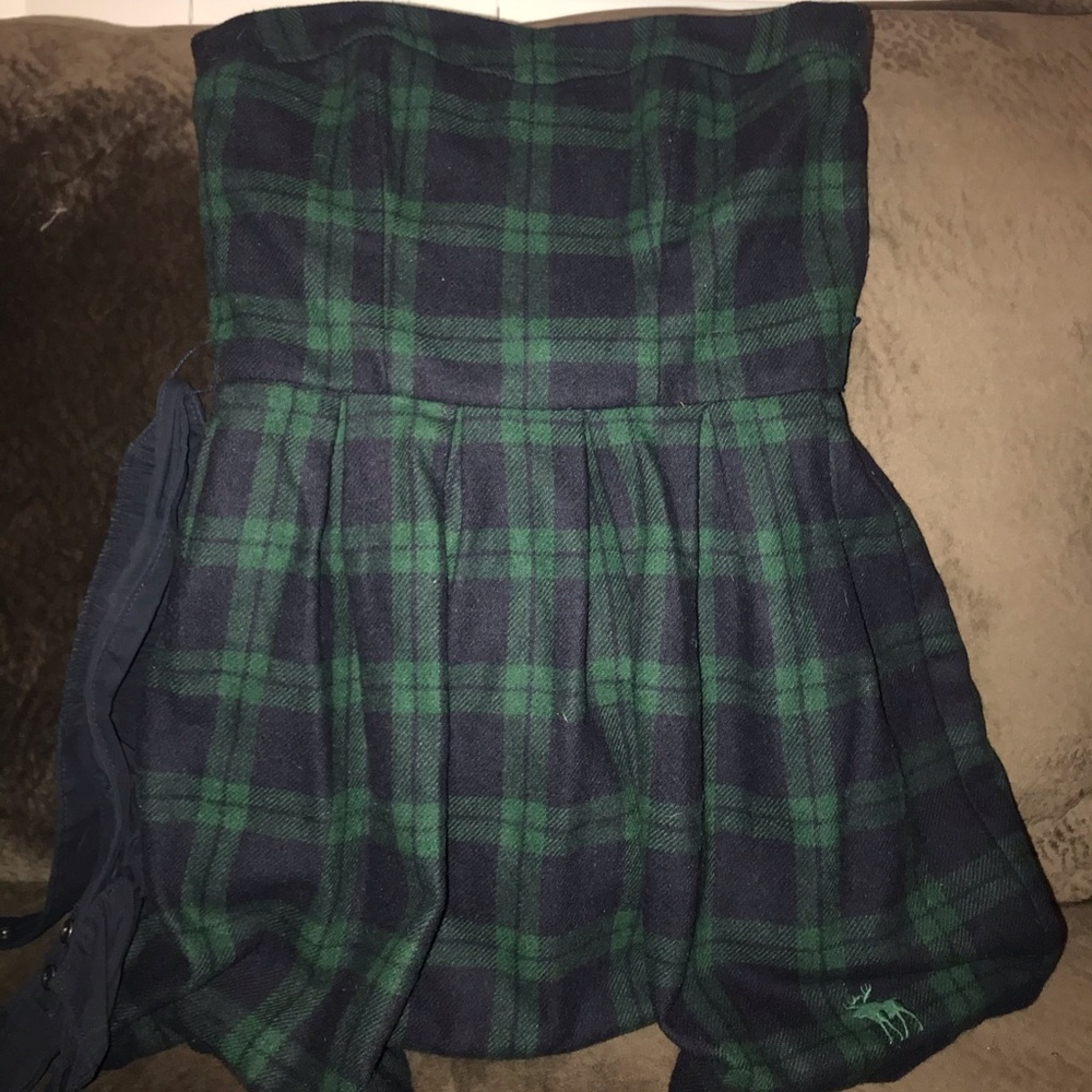 Plaid mini dress